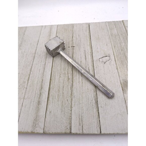 Aluminum #4 Meat Tenderizer Double Textured Sides 8" Taiwan - Picture 1 of 6